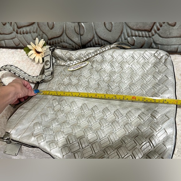 COACH THOMPSON Woven Metallic Juliette XL Bag # 11980 - Picture 12 of 13